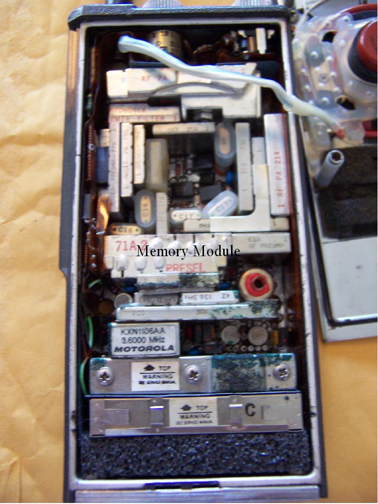 Inside of Motorola MX-300S Handheld